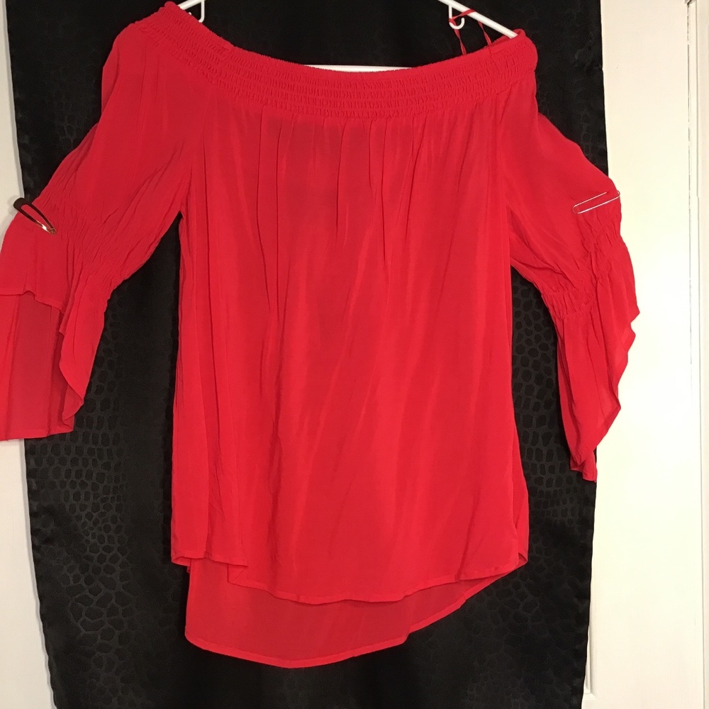 Off the shoulder summer blouse
